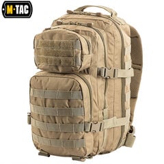 Turistinė kuprinė M-Tac Assault Pack TAN, 20 l цена и информация | Рюкзаки и сумки | pigu.lt