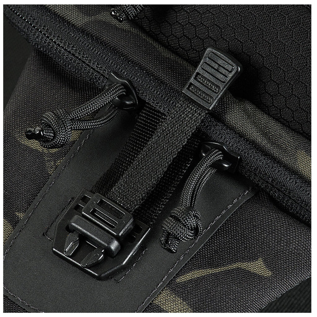 Kuprinė M-Tac Cross Slim Hex Multicam, juoda kaina ir informacija | Kuprinės ir krepšiai | pigu.lt