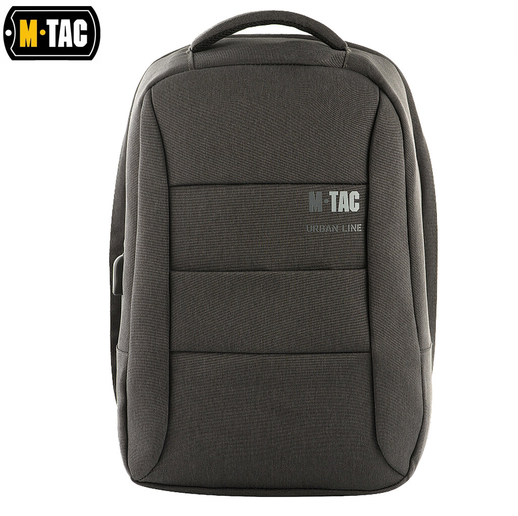 Vyriška turistinė kuprinė M-Tac Urban Line Anti Theft Pack, 20 l, pilka цена и информация | Kuprinės ir krepšiai | pigu.lt