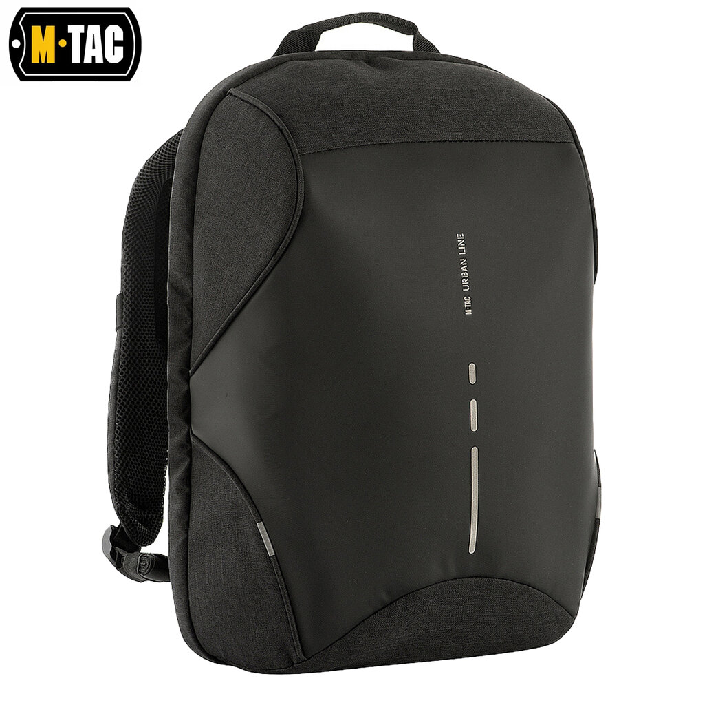 Vyriška turistinė kuprinė M-Tac Urban Line Anti Theft Shell, 20 l, pilka/juoda цена и информация | Kuprinės ir krepšiai | pigu.lt