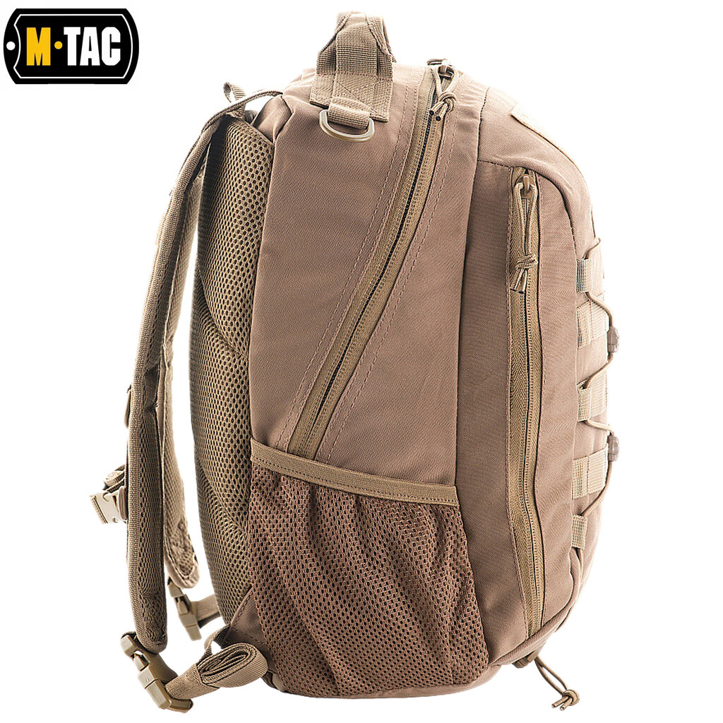 Vyriška turistinė kuprinė M-Tac Urban Line Force Pack Coyote, 16 l, ruda kaina ir informacija | Kuprinės ir krepšiai | pigu.lt