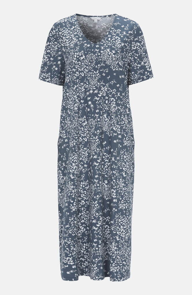 Cellbes moteriški naktiniai marškiniai MIMMI, jūros mėlynai gėlių kaina ir informacija | Naktiniai, pižamos moterims | pigu.lt