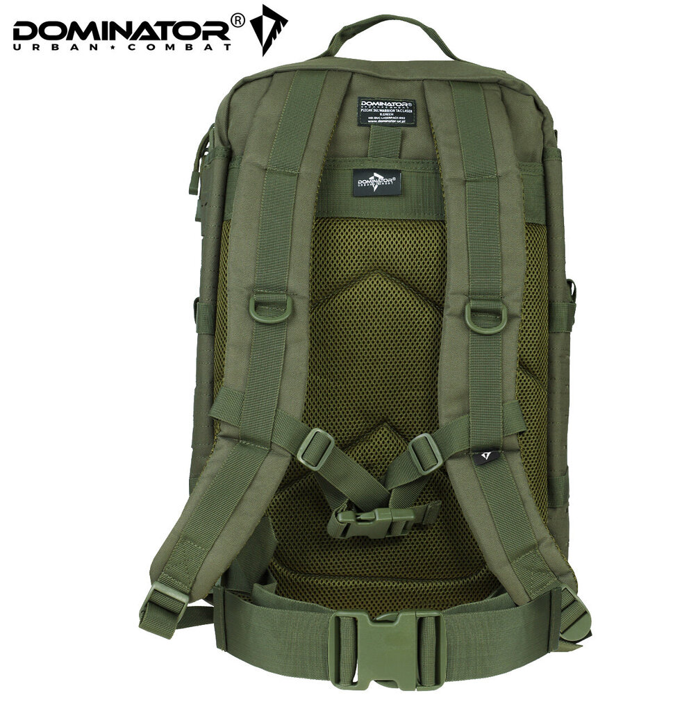 Turistinė kuprinė Dominator Urban Combat Warrior Tac 36L, žalia kaina ir informacija | Kuprinės ir krepšiai | pigu.lt