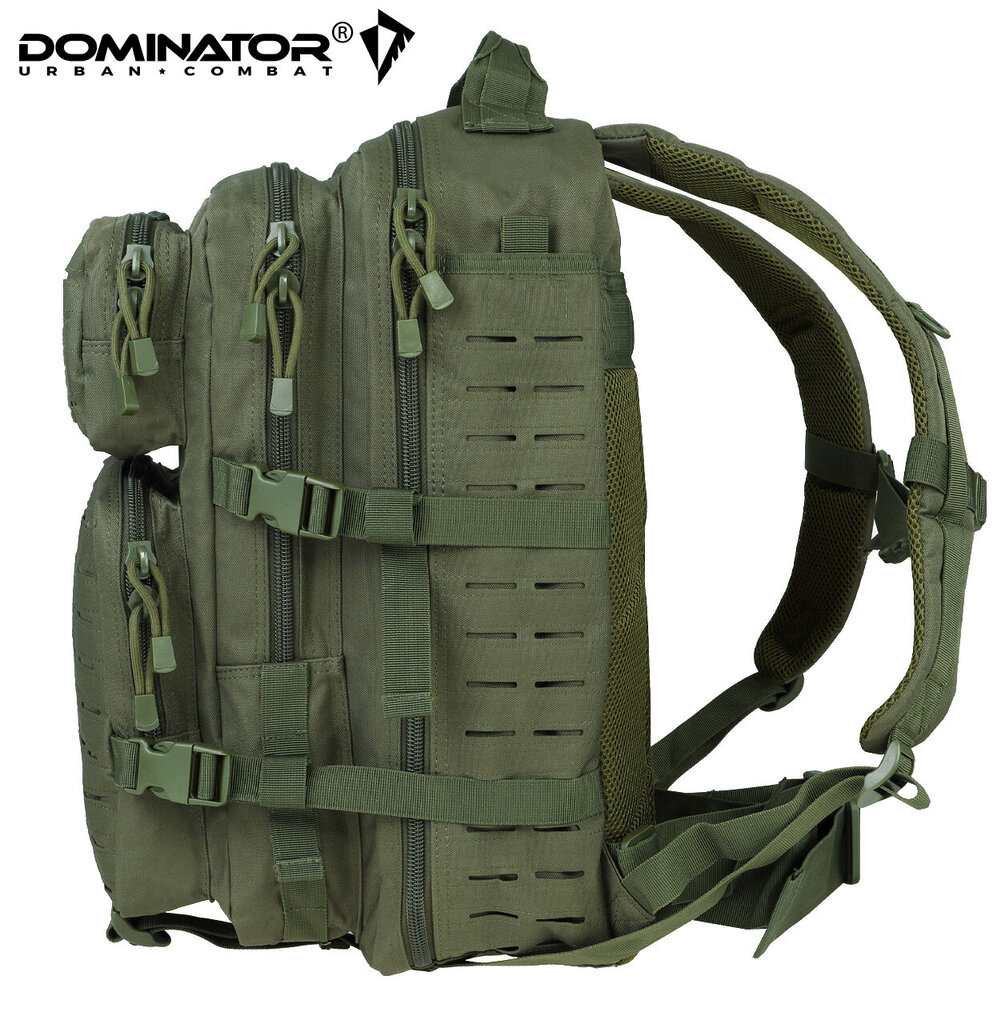 Turistinė kuprinė Dominator Urban Combat Warrior Tac 36L, žalia kaina ir informacija | Kuprinės ir krepšiai | pigu.lt