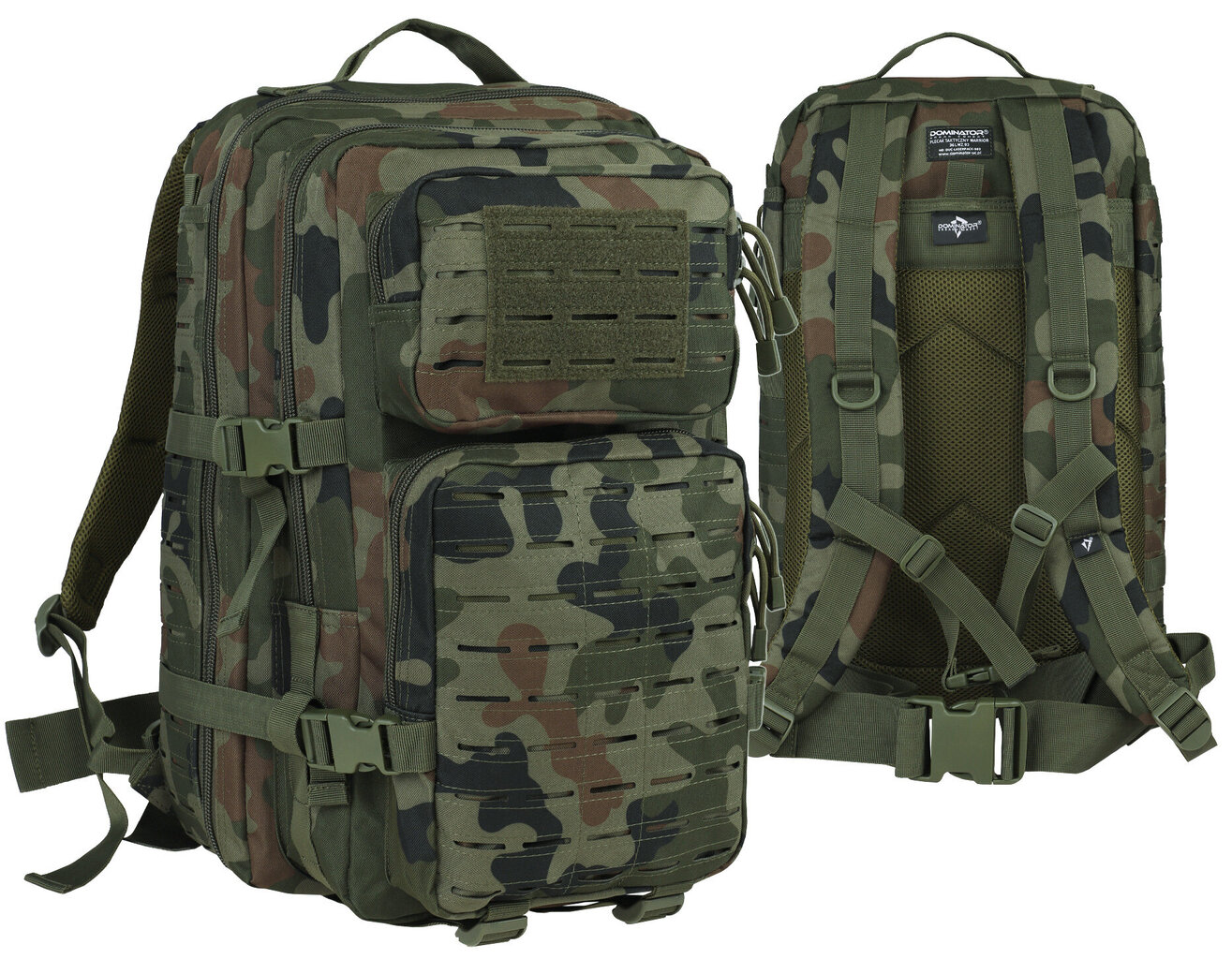 Turistinė kuprinė Dominator Urban Combat Warrior Tac 36L WZ.93, žalia цена и информация | Kuprinės ir krepšiai | pigu.lt