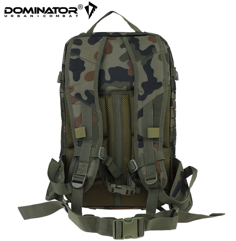 Turistinė kuprinė Dominator Urban Combat Defender Laser Cut 45L, žalia цена и информация | Kuprinės ir krepšiai | pigu.lt