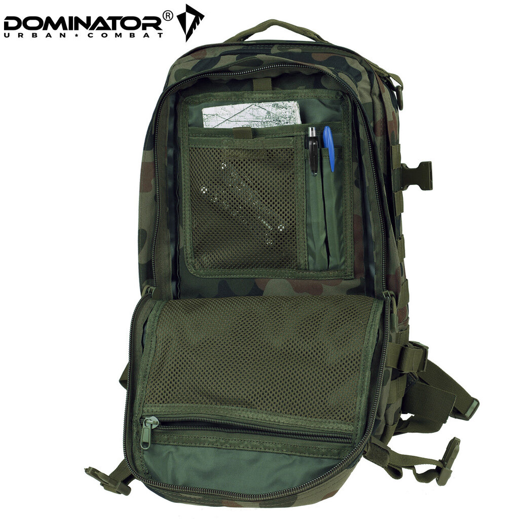 Turistinė kuprinė Dominator Urban Combat EDC 30L, žalia kaina ir informacija | Kuprinės ir krepšiai | pigu.lt