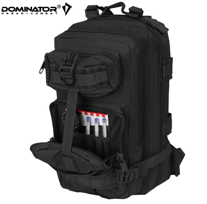 Turistinė kuprinė Dominator Urban Combat Shadow 30L, juoda kaina ir informacija | Kuprinės ir krepšiai | pigu.lt