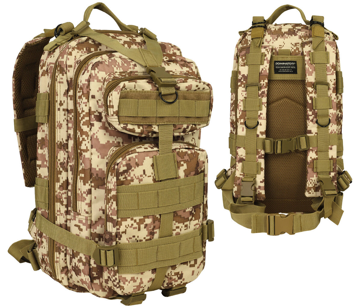 Turistinė kuprinė Dominator Urban Combat Shadow 30L, įvairių spalvų kaina ir informacija | Kuprinės ir krepšiai | pigu.lt