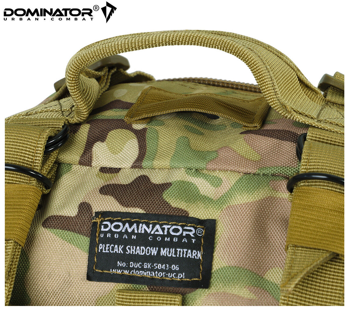 Turistinė kuprinė Dominator Urban Combat Shadow 30L, žalia kaina ir informacija | Kuprinės ir krepšiai | pigu.lt