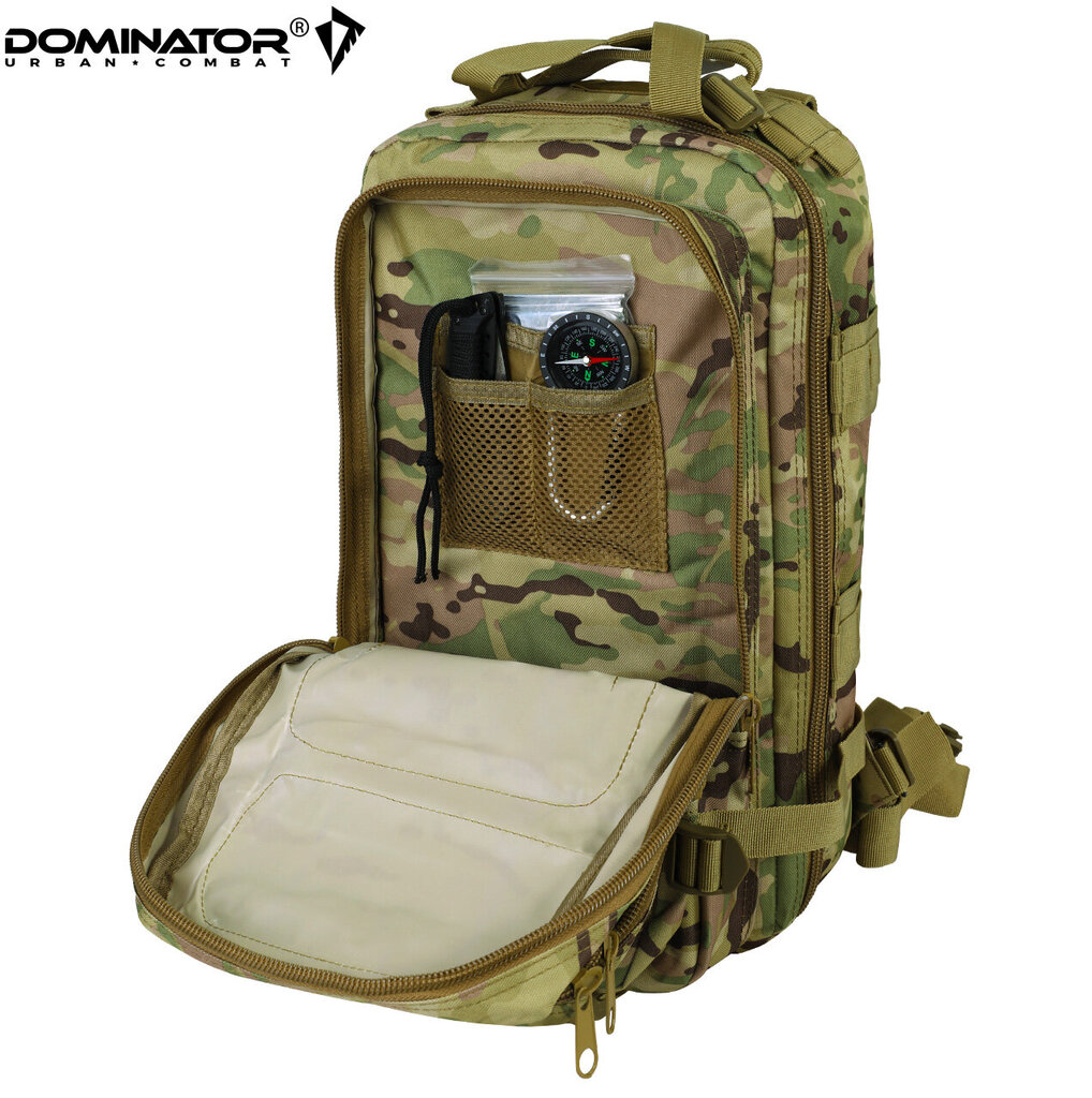 Turistinė kuprinė Dominator Urban Combat Shadow 30L, žalia цена и информация | Kuprinės ir krepšiai | pigu.lt