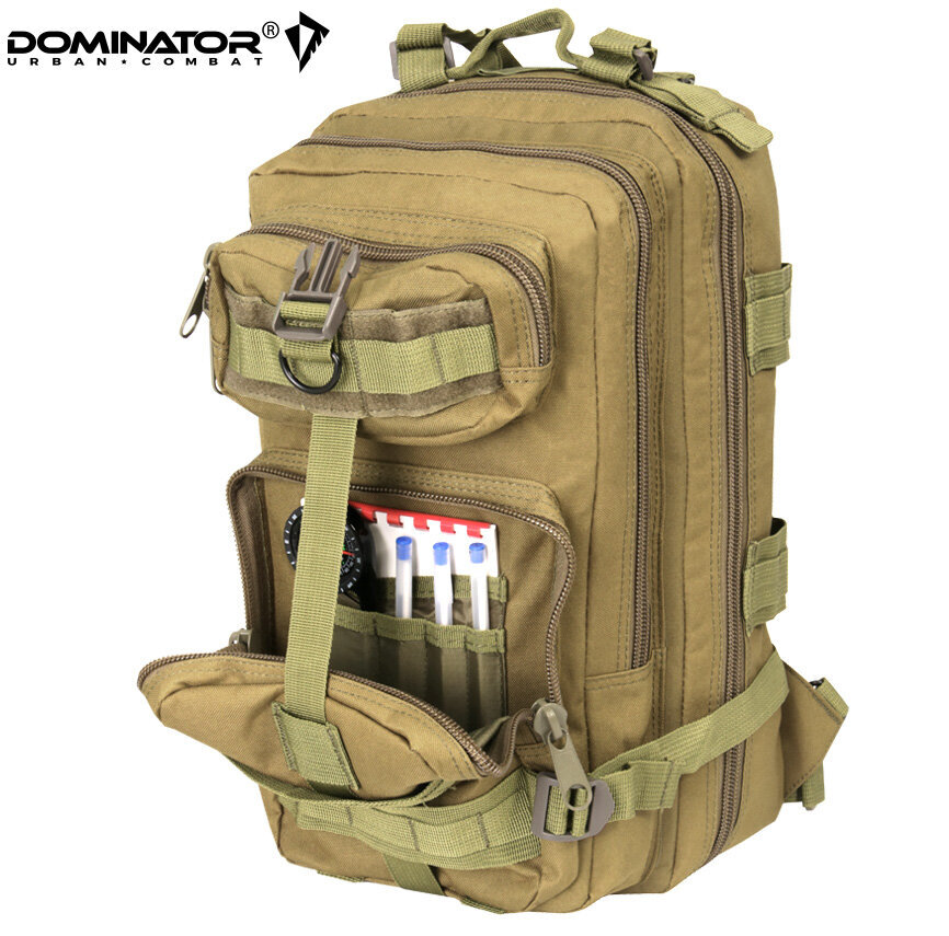 Turistinė kuprinė Dominator Urban Combat Shadow 30L, smėlio spalvos цена и информация | Kuprinės ir krepšiai | pigu.lt