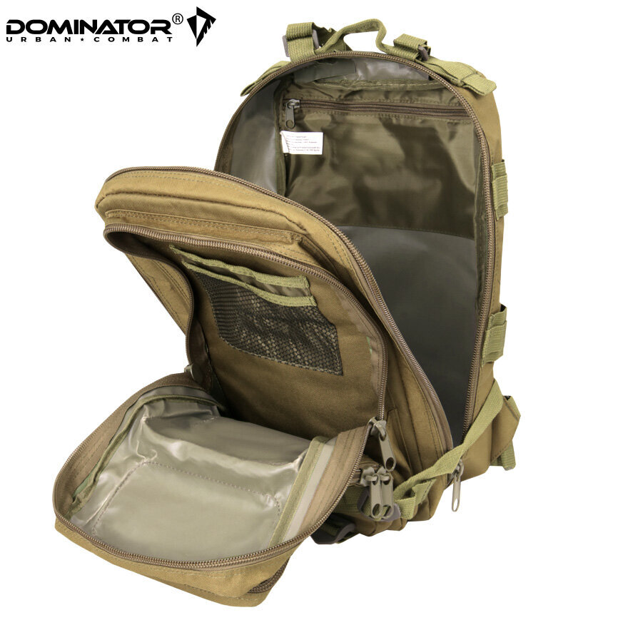 Turistinė kuprinė Dominator Urban Combat Shadow 30L, smėlio spalvos цена и информация | Kuprinės ir krepšiai | pigu.lt