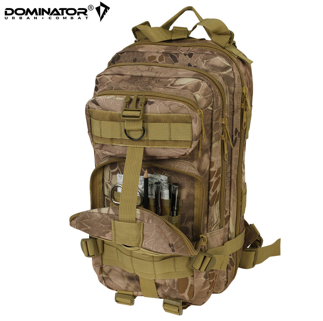 Turistinė kuprinė Dominator Urban Combat Shadow 30L, ruda kaina ir informacija | Kuprinės ir krepšiai | pigu.lt