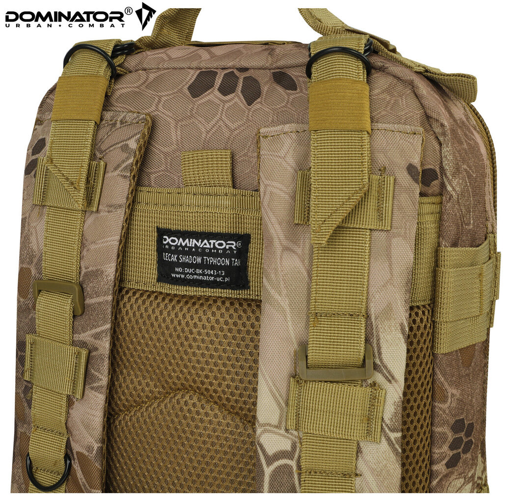 Turistinė kuprinė Dominator Urban Combat Shadow 30L, ruda kaina ir informacija | Kuprinės ir krepšiai | pigu.lt