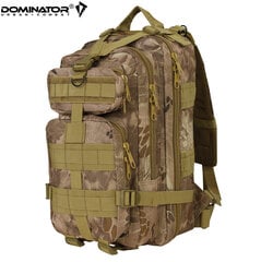 Turistinė kuprinė Dominator Urban Combat Shadow 30L, ruda kaina ir informacija | Kuprinės ir krepšiai | pigu.lt