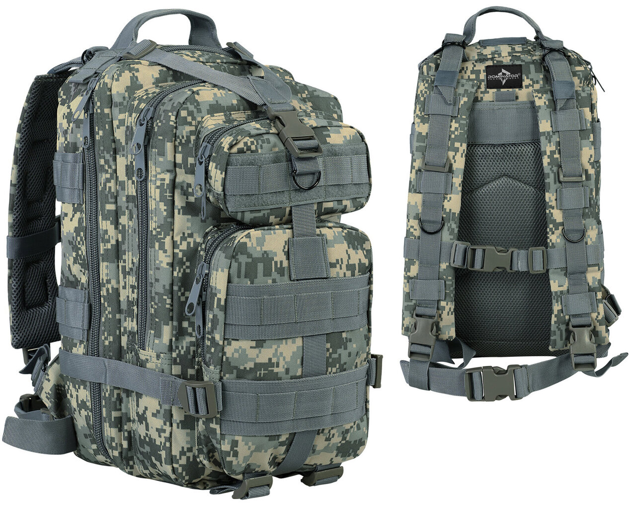 Turistinė kuprinė Dominator Urban Combat Shadow 30L, pilka kaina ir informacija | Kuprinės ir krepšiai | pigu.lt