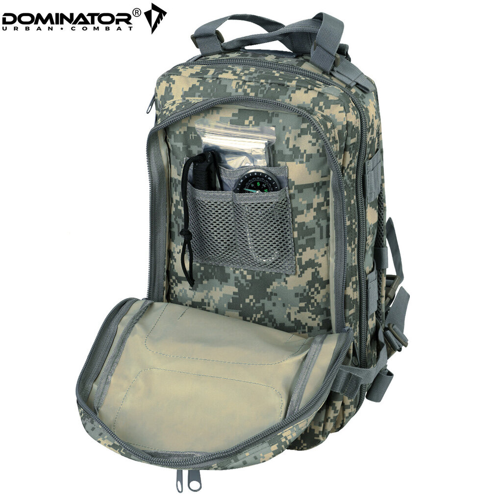 Turistinė kuprinė Dominator Urban Combat Shadow 30L, pilka kaina ir informacija | Kuprinės ir krepšiai | pigu.lt