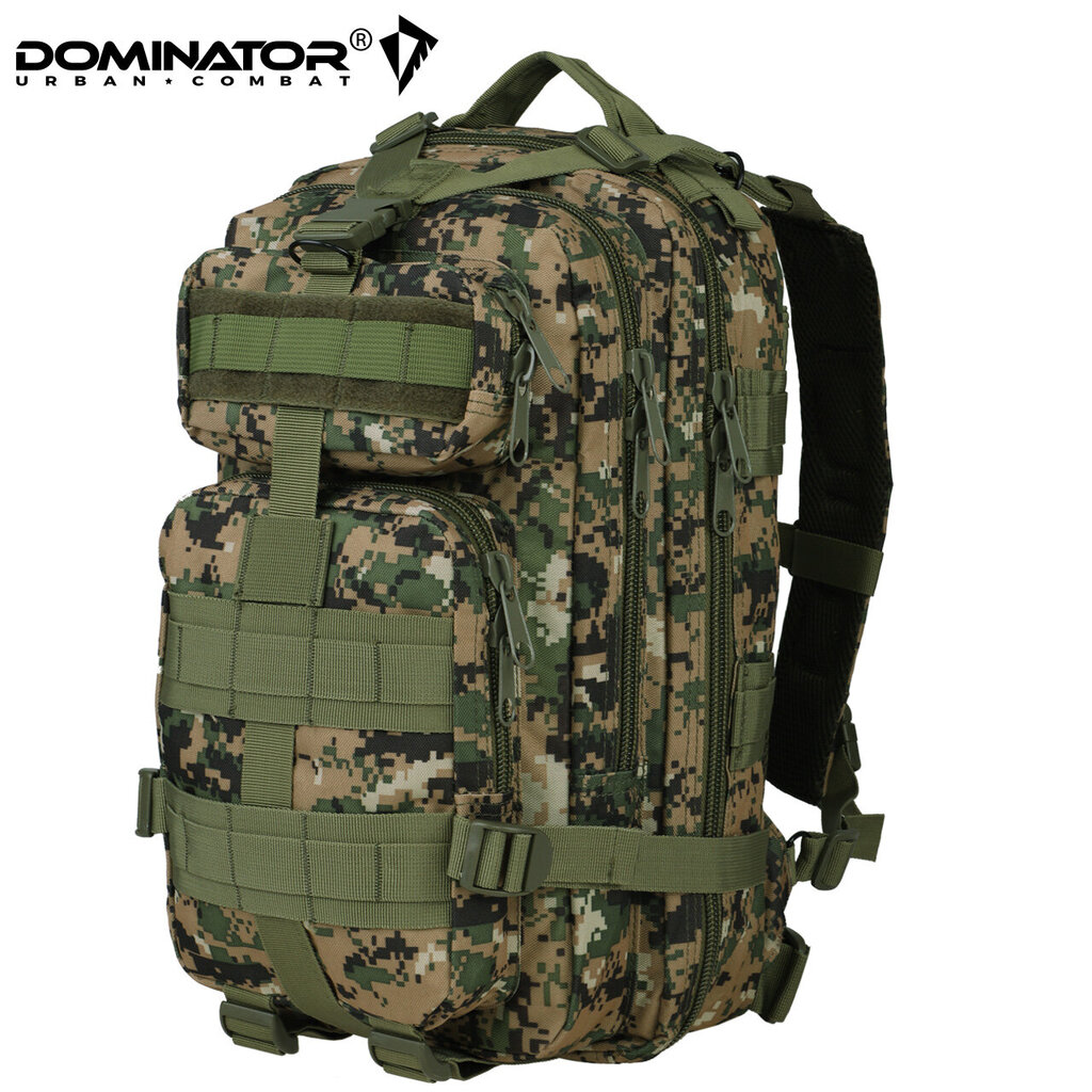 Turistinė kuprinė Dominator Urban Combat Shadow 30L, žalia цена и информация | Kuprinės ir krepšiai | pigu.lt