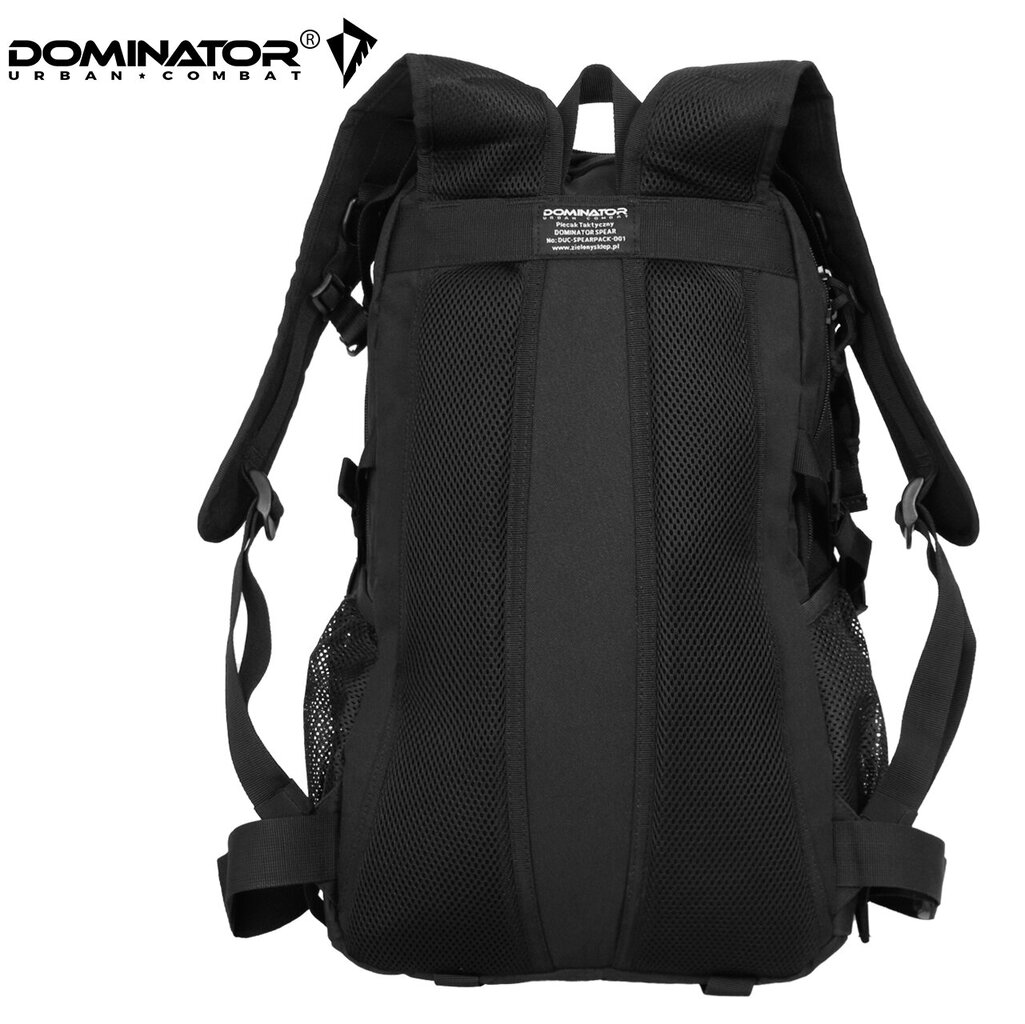 Turistinė kuprinė Dominator Urban Combat Spear 35L, juoda kaina ir informacija | Kuprinės ir krepšiai | pigu.lt