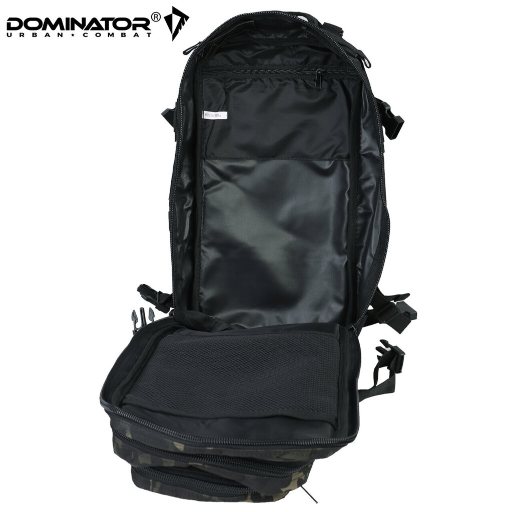 Turistinė kuprinė Dominator Urban Combat velcro 30L, juoda kaina ir informacija | Kuprinės ir krepšiai | pigu.lt