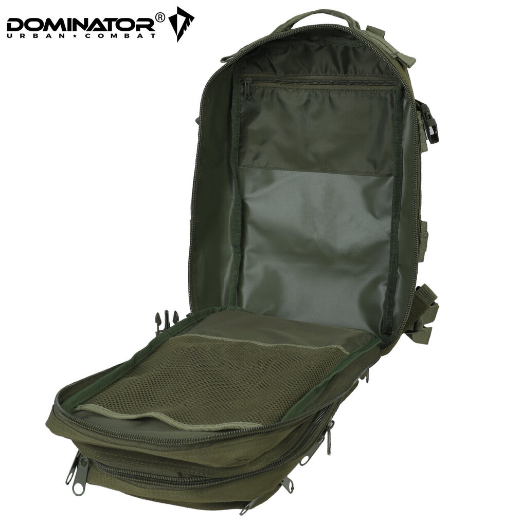 Turistinė kuprinė Dominator Urban Combat velcro 30L, žalia kaina ir informacija | Kuprinės ir krepšiai | pigu.lt