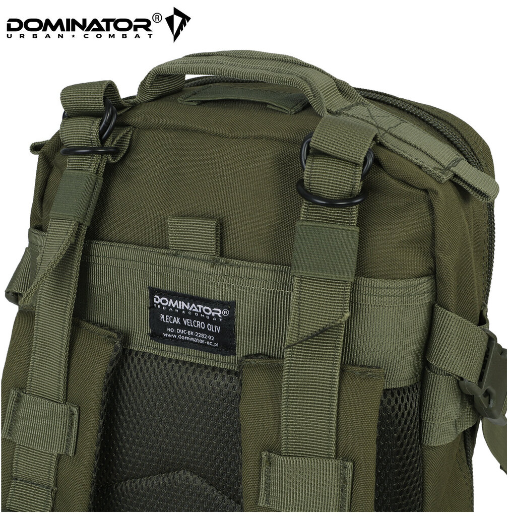 Turistinė kuprinė Dominator Urban Combat velcro 30L, žalia kaina ir informacija | Kuprinės ir krepšiai | pigu.lt