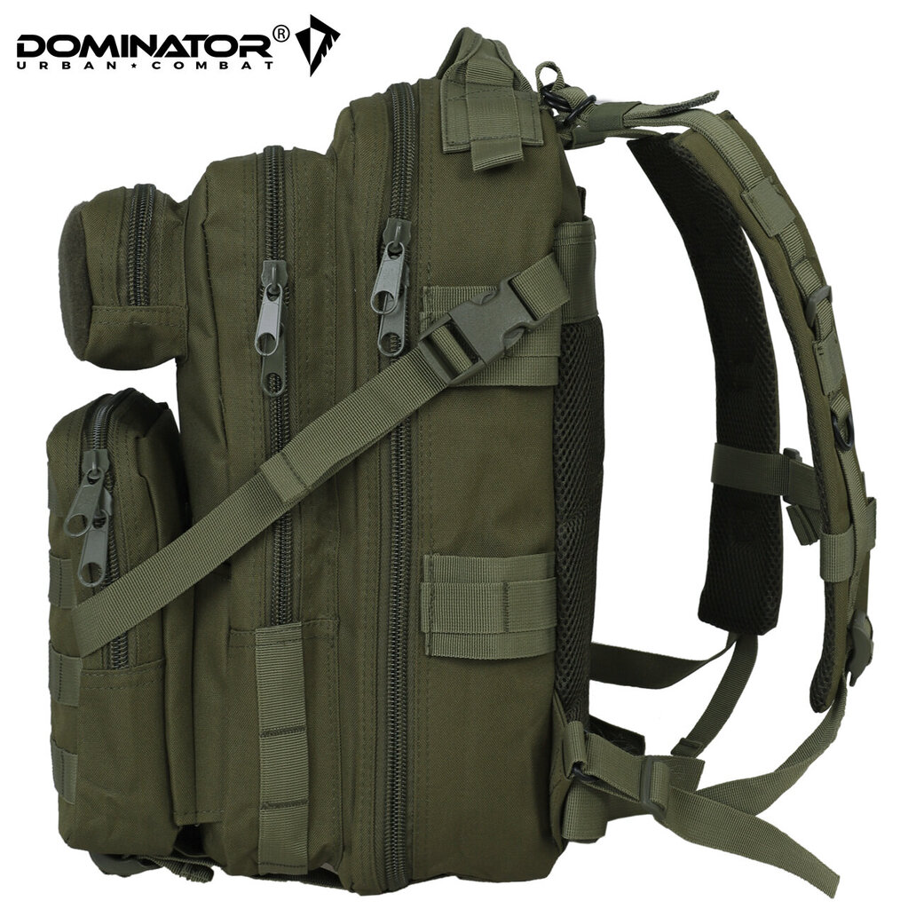 Turistinė kuprinė Dominator Urban Combat velcro 30L, žalia kaina ir informacija | Kuprinės ir krepšiai | pigu.lt