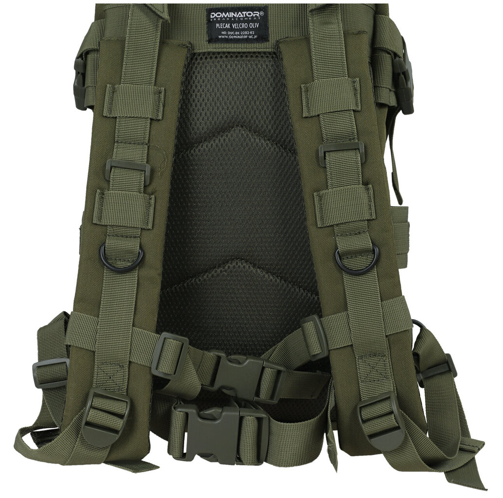 Turistinė kuprinė Dominator Urban Combat velcro 30L, žalia kaina ir informacija | Kuprinės ir krepšiai | pigu.lt