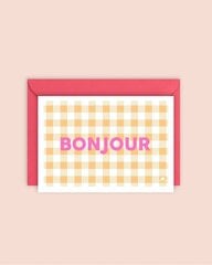 Atvirutė, Bonjour, Ma Petite Vie цена и информация | Конверты, открытки | pigu.lt