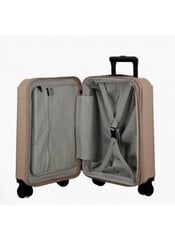 Средний чемодан Jump Glossy, M, розовый цена и информация | Чемоданы, дорожные сумки  | pigu.lt