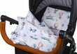 Babymam vaikiškas patalynės komplektas vežimėliui, 70x80, 4 dalių kaina ir informacija | Patalynė kūdikiams, vaikams | pigu.lt
