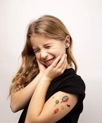 Laikinos tatuiruotės Kawaii Omy vaikams kaina ir informacija | Makiažo šepetėliai, kempinėlės | pigu.lt