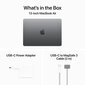 Apple MacBook Air 13" M3 chip with 8-core CPU and 8-core GPU 8GB 256GB SSD - Space Grey - MRXN3RU/A kaina ir informacija | Nešiojami kompiuteriai | pigu.lt