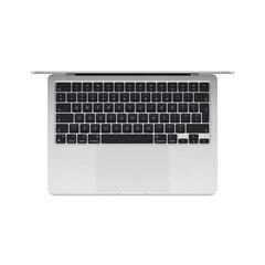 MacBook Air 13" Apple M3 chip with 8-core CPU and 8-core GPU, 8GB, 256GB SSD - Silver - MRXQ3RU/A цена и информация | Ноутбуки | pigu.lt