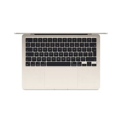 MacBook Air 13" Apple M3 8C CPU 8C GPU/8GB/256GB SSD/Starlight/SWE - MRXT3KS/A kaina ir informacija | Nešiojami kompiuteriai | pigu.lt