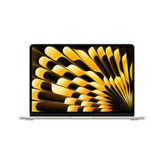 MacBook Air 13" Apple M3 chip with 8-core CPU and 8-core GPU, 8GB, 256GB SSD - Starlight  - MRXT3RU/A цена и информация | Ноутбуки | pigu.lt
