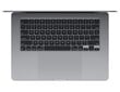 MacBook Air 15" Apple M3 chip with 8-core CPU and 10-core GPU, 8GB, 256GB SSD - Space Grey - MRYM3RU/A цена и информация | Nešiojami kompiuteriai | pigu.lt