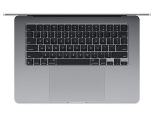 MacBook Air 15" Apple M3 chip with 8-core CPU and 10-core GPU, 8GB, 512GB SSD - Space Grey - MRYN3KS/A цена и информация | Ноутбуки | pigu.lt