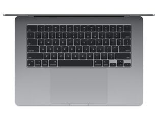 MacBook Air 15" Apple M3 chip with 8-core CPU and 10-core GPU, 8GB, 512GB SSD - Space Grey - MRYN3RU/A цена и информация | Ноутбуки | pigu.lt