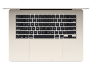 MacBook Air 15" Apple M3 chip with 8-core CPU and 10-core GPU, 8GB, 256GB SSD - Starlight - MRYR3KS/A цена и информация | Ноутбуки | pigu.lt