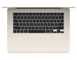 MacBook Air 15" Apple M3 chip with 8-core CPU and 10-core GPU, 8GB, 512GB SSD - Starlight - MRYT3RU/A kaina ir informacija | Nešiojami kompiuteriai | pigu.lt