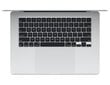 MacBook Air 15" Apple M3 chip with 8-core CPU and 10-core GPU, 16GB, 512GB SSD - Silver - MXD23ZE/A kaina ir informacija | Nešiojami kompiuteriai | pigu.lt