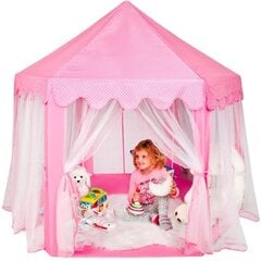Детская палатка Kruzzel N6104, розовая цена и информация | Детские игровые домики | pigu.lt