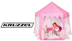 Vaikiška palapinė Kruzzel N6104, rožinė kaina ir informacija | Vaikų žaidimų nameliai | pigu.lt