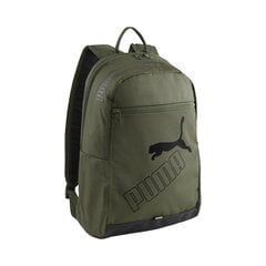 PUMA žalios spalvos laisvalaikio kuprinė suaugusiems PUMA Phase Backpack II Myrtle - 07995203 07995203.X kaina ir informacija | Moteriškos rankinės | pigu.lt