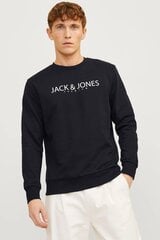 Мужской спортивный свитер Jack & Jones 12256972BLACKONYX, черный цена и информация | Мужские свитера | pigu.lt