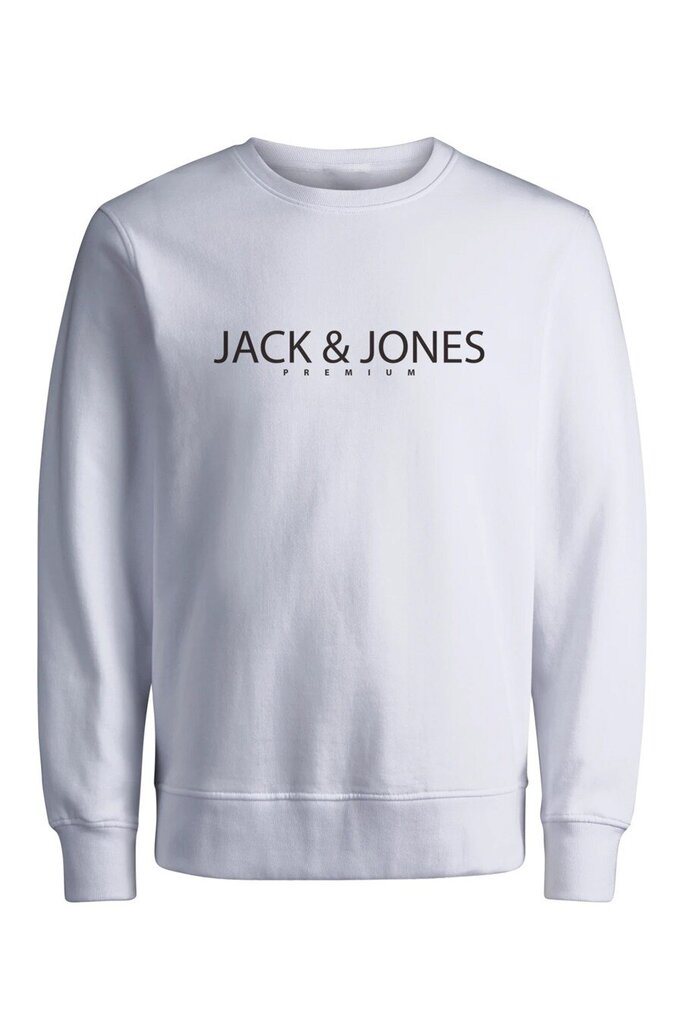 Džemperis vyrams Jack&Jones, baltas цена и информация | Megztiniai vyrams | pigu.lt