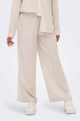 Женские брюки Only 15259590MOONBEAM, песочный цена и информация | Женские брюки | pigu.lt