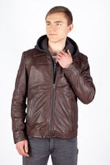 Кожаная куртка Deercraft 37010127DARKBROWN-50 цена и информация | Мужские куртки | pigu.lt